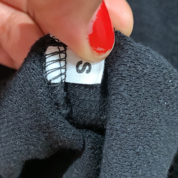 Ulla Johnson Black Textured Fringe Sleeve Sweater - Picture 9 of 9